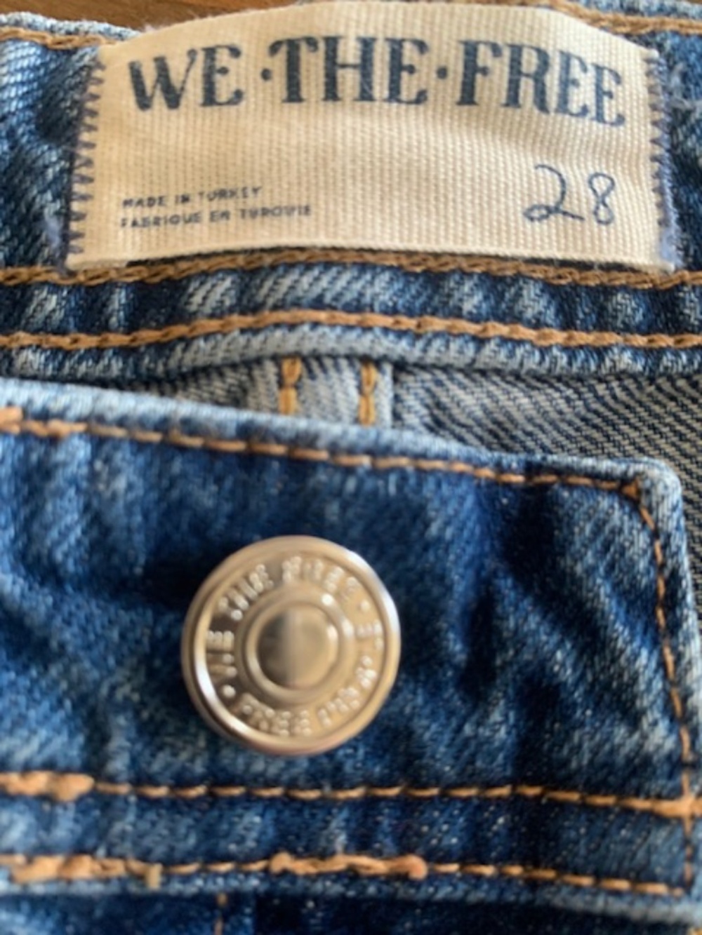 We The Free Light Blue Boyfriend Jeans - Picture 10 of 15